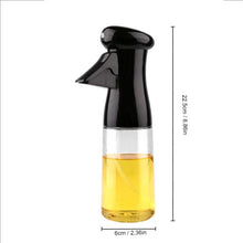 Load image into Gallery viewer, 200ML Black Oil Spray Bottle - Kitchen Cooking Barbecue Camping Fitness Roasting