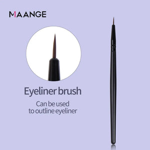 Maange 6 Pc Eye Brush Set | Pro Eyeshadow & Liner