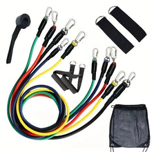 Load image into Gallery viewer, 11pcs Resistance Bands Set - Portable Fitness Equipment with Ankle Strap