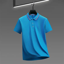 Load image into Gallery viewer, 2025 New Men's Casual Solid Color Short Sleeved Polo Shirt Summer Fashionable and Comfortable Versatile Top