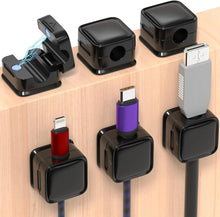 Load image into Gallery viewer, Under Desk Cable Clip! Magnetic, Adjustable