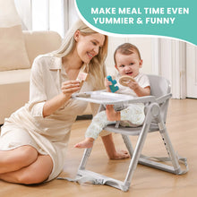 Load image into Gallery viewer, Baby Folding Booster Seat High Chair For Dining, Baby Toddler Portable Feeding Seat for Children 6 Months to 3 Years Approx