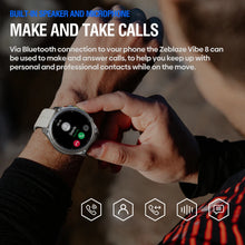 Load image into Gallery viewer, NEW 2025 Zeblaze VIBE 8 Voice Calling 1.43" AMOLED Display Smart Watch Built-in Flashlight Heart Rate Blood Pressure Smart Watch