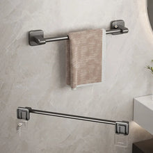 Load image into Gallery viewer, Perforated Suction Cup Towel Rack: Wall-Mounted Bathroom Storage Organizer