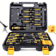 Load image into Gallery viewer, Magnetic Screwdrivers Set With Case, 43-piece Includs Slotted, Phillips, Hex, Pozidriv, Torx And Precision Screwdriver Set
