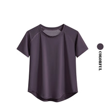 Load image into Gallery viewer, DRUR 2pcs Yoga Set Women Summer Sports Suit 2 Piece Sportswear Outfits Female Short Sleeve Fitness Tops Running Shorts Sets New