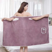 Load image into Gallery viewer, Wearable Bath Towel for Women - 140x85cm Fast Drying Wrap for Beach, Spa, Gym, Shower