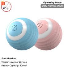 Load image into Gallery viewer, Dog Cat Interactive Ball Toy Automatic Rolling Ball Faux Tail Rechargeable Smart Pet Electric Toy Dog Cat Training Imitate Mouse