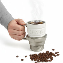 Load image into Gallery viewer, Spark Plug Mug Plain Coffee Mugs Mechanics &amp; Gearheads Metal Coffee Cups Unique Auto Gift Personalized Coffee Mug for Car Lovers