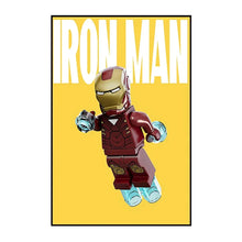 Load image into Gallery viewer, Marvel Wall Art Posters SpiderMan Iron Man Avengers Superhero Disney Kid Room Decor Cartoon Canvas Painting Picture Print