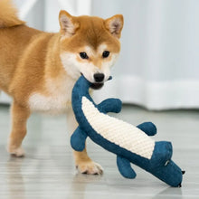 Load image into Gallery viewer, Interactive Alligator Dog Chew Toy - Cartoon Plush, Squeaky, Teeth Grinding Training Aid