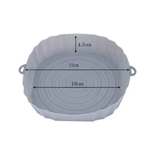 Load image into Gallery viewer, Air Fryer Silicone Baking Tray Reusable Non-Stick Round Oven Liner Mat Dropshipping