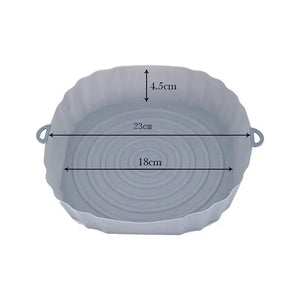 Air Fryer Silicone Baking Tray Reusable Non-Stick Round Oven Liner Mat Dropshipping