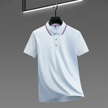 Load image into Gallery viewer, 2025 New Men's Casual Solid Color Short Sleeved Polo Shirt Summer Fashionable and Comfortable Versatile Top