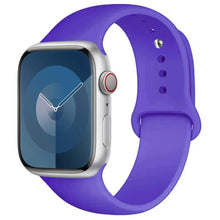 Load image into Gallery viewer, Silicone Band For Apple Watch strap 44mm 45mm 40mm 41mm 42-38mm 45 mm sport bracelet iwatch series 8 7 6 5 4 3 SE 9 Ultra 2 49mm