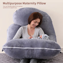 Load image into Gallery viewer, Pregnancy Pillows for Sleeping, G Shaped Full Body Maternity Pillow with Removable Cover - Support for Belly for Pregnant Women