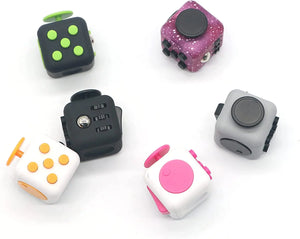 Solid Color Fidget Dice – Stress Relief Toy for Autism, Anxiety, Kids & Adults