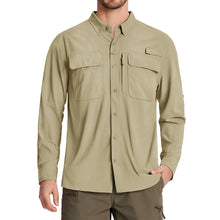 Load image into Gallery viewer, TACVASEN Men&#39;s UPF 50+ Sun Protection Fishing Shirt - Quick Dry, Long Sleeve, Breathable