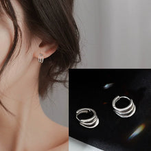 Load image into Gallery viewer, Ventfille 925 Sterling Silver Star Earring for Women Girl Simple Tassels Chain Fashion Office Jewelry Gift Dropshipping