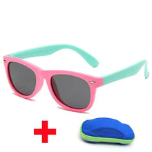 Load image into Gallery viewer, Baby Sunglasses with Glasses Box Boys Girls Outdoor Goggles Sun Glasses AC Lens Safety Glasses and Cases Gift for Kids