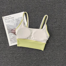 Load image into Gallery viewer, Women Breathable Sports Bra Shockproof Fitness Tops Push Up Gym Crop Top Brassiere Sport Bras Gym Workout Top Seamless Yoga Bra