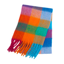 Load image into Gallery viewer, 2025 Winter Thick Warm Scarf Women Cashmere Shawl and Wraps Pashmina Neckerchief Bufanda Female Rainbow Hairy Tessel Echarpe New