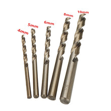 Load image into Gallery viewer, M35 Cobalt Metal Drill Straight Shank Twist Drill Bit Set HSS-Co Hole Opener Tool For Stainless Steel Metal Iron Woodworking