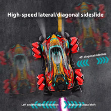 Load image into Gallery viewer, WLtoys F1 Drift RC Car LED Lights Music 2.4G Gesture Remote Stunt 4WD Electric Toy