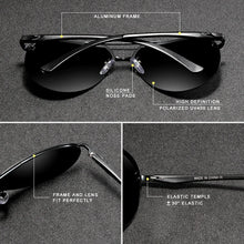 Load image into Gallery viewer, GXP Polarized Rimless Sunglasses Men Women Night Vision Retro Eyewear