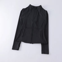 Load image into Gallery viewer, 2024 Yoga Clothes Windbreaker Sportswear Woman Running Long Sleeve Sweatshirt Sports Jackets Top Women Workout Tops Activewear