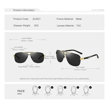 Load image into Gallery viewer, 2023 Men&#39;s Square Sunglasses Photochromic Polarized Chameleon Driving Glasses