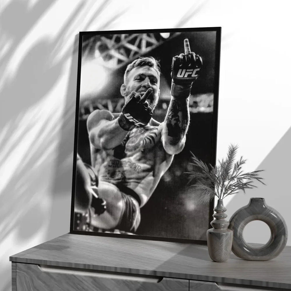 Professional Motivational Boxer, HD Canvas Print Wall Art Poster, Suitable for, Home, Room, Living Room, Gym Decoration