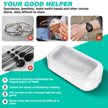 Load image into Gallery viewer, DayPlus Professional 650ML Ultrasonic Cleaner Sonic Wave Tank Glasses Watch Jewellery Cleaning Machine Tool