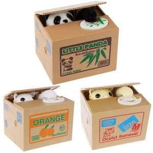 Kids Safe Box (Electronic)! Cat, Panda, Save Money