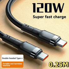 Load image into Gallery viewer, 120W Fast Charger PD Quick Charging High Quality USB C TO USB Type C Cable For iPhone Xiaomi 15 Plus Pro Max Samsung S24