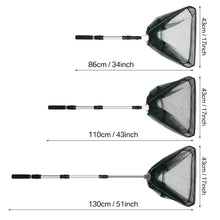Load image into Gallery viewer, 130CM Aluminum Alloy Fishing Net Telescoping Foldable Landing Net Retractable Pole for Carp Fishing Tackle Catching Releasing
