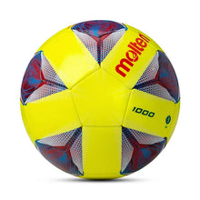 Load image into Gallery viewer, Molten Soccer Ball - Size 3 &amp; Size 4, Wear-Resistant TPU, Soft, Machine Stitched