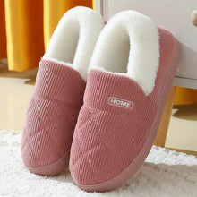Load image into Gallery viewer, Evshine Soft Sole Slippers For Women Winter Fashion Women Fur Slippers Fuzzy Plush Men Slippers Warm Furry Women Cotton Shoes