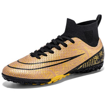 Load image into Gallery viewer, Men Football Field Boots Original Grass Training Football Shoes Professional Society Sneakers Outdoor Sports TF/FG Soccer Cleats