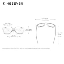 Load image into Gallery viewer, Kingseven Retro Square Polarized Sunglasses Carbon Fiber Design Men Women