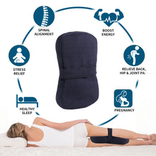 Load image into Gallery viewer, 1 Piece Knee Pillow Ergonomic Side Pillow For Side Sleepers Back Legs Hips Joints Pregnancy Sciatic Neuralgia Relief