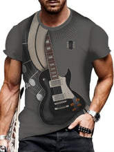 Load image into Gallery viewer, Men&#39;s 3D Guitar T-Shirt - Casual, Stylish, 2024