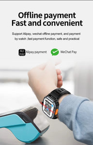 Android Smart Watch for Men – GPS, Dual Camera, NFC, 4G SIM, WiFi – 16GB/64GB Storage