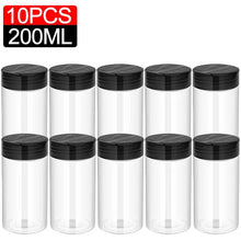 Load image into Gallery viewer, 10/1PCS Clear Spices Bottle Salt Pepper Shakers Plastic Barbecue Seasoning Jars Condiment Box Home Kitchen Powder Storage Can