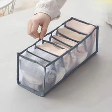 Load image into Gallery viewer, 6/7/11 Compartments Underwear Storage Box, Home Underwear Bra Sock Cabinet, Drawer Style Fabric Mesh Partition And Sorting Box
