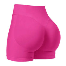 Load image into Gallery viewer, Gym Shorts Women Fitness Sports Biker Shorts 4.5" Low Ribbed Band Yoga Shorts Workout Scrunch Butt Seamless Leggings