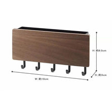 Load image into Gallery viewer, Wall Hanging Bamboo Key Hanger Holder Wall Organizer Rectangle Key Rack Hooks Coat Hooks Home Decoration Coat Hanger