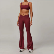 Load image into Gallery viewer, 2 Pieces Yoga Set Workout Sets Women Tracksuit Gym Push Up Fitness Running Workout Clothes Sport Bra Leggings Suit Activewear