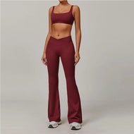 2 Pieces Yoga Set Workout Sets Women Tracksuit Gym Push Up Fitness Running Workout Clothes Sport Bra Leggings Suit Activewear