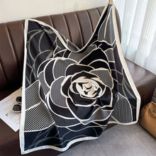 Load image into Gallery viewer, 90*90Cm Square Scarf Twill Silk Feeling Women Head Shawls and Wraps Luxury Hair Tree Print Neck Scarves Hijab Bandana Pashmina